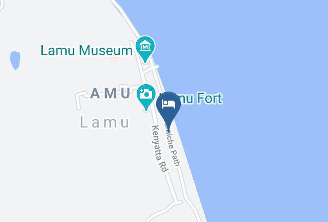 Lamu - Lamu Palace Hotel Maps