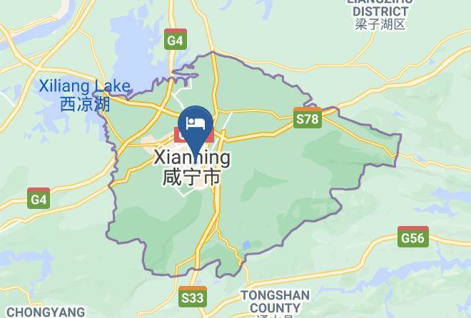 Xianning - Lan Hai Hotel Maps