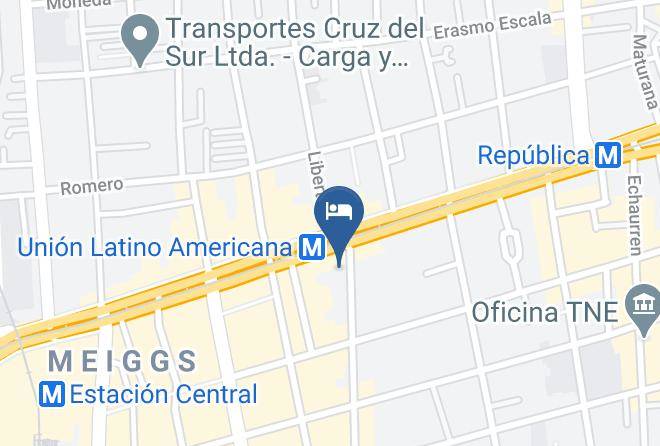 Santiago - Lancaster Arts Hotel Maps