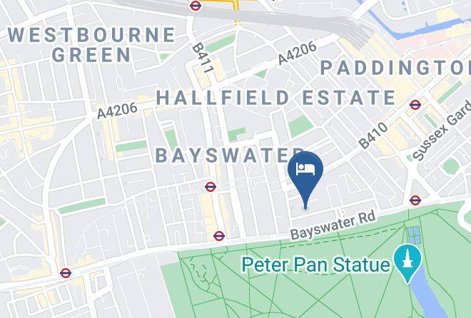 London - Lancaster Gate Hotel Maps