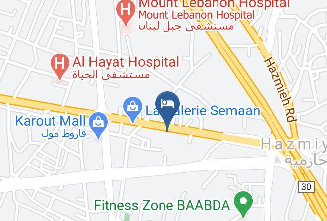 Baabda - Lancaster Tamar Hotel Maps
