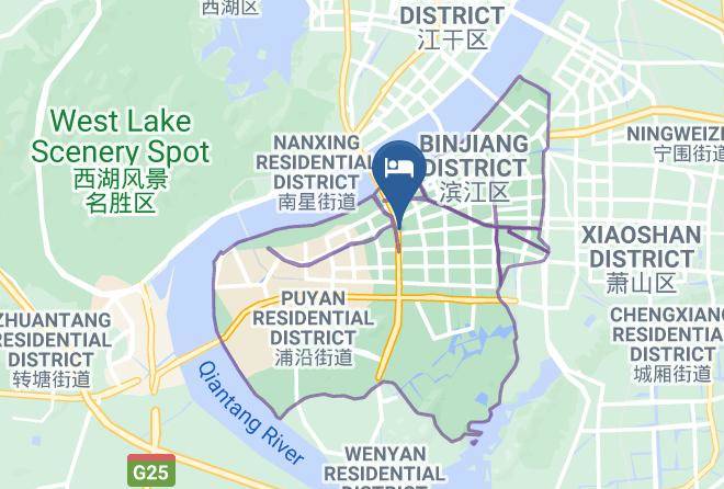 Hangzhou - Lanchen Hotel Maps