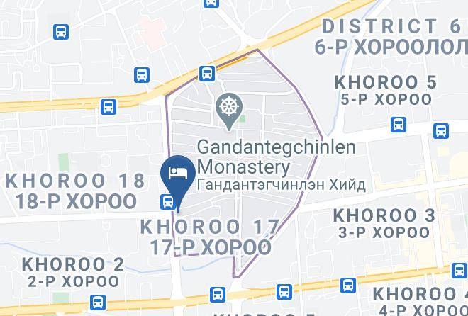 Ulaanbaatar - Land Hotel Maps