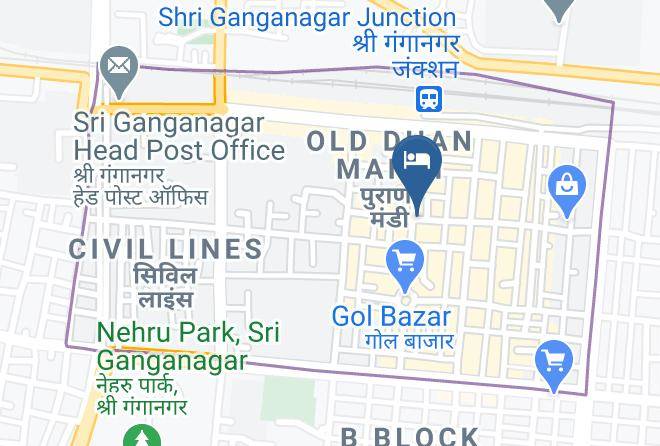 Ganganagar - Land Mark Hotel Maps
