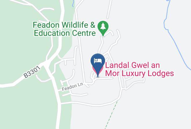 Landal Gwel An Mor Luxury Lodges Map