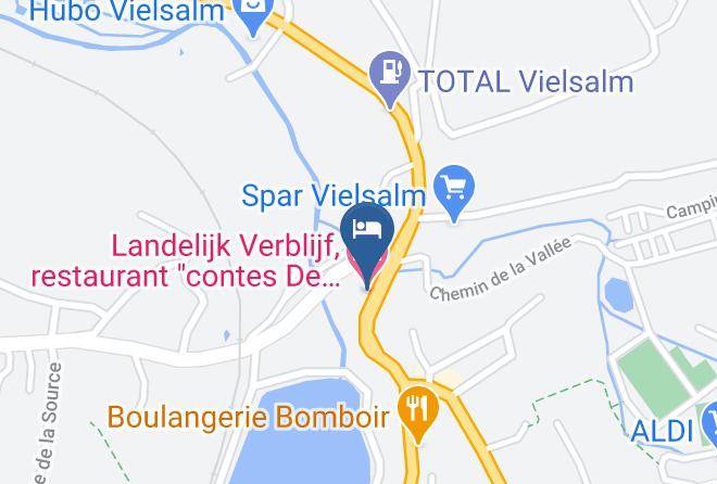 Landelijk Verblijf Restaurant Contes De Salme Vielsalm 28 30 P Map