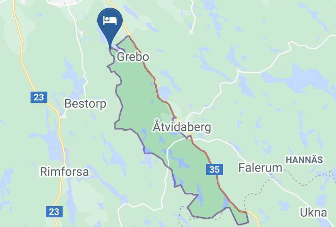 Atvidaberg - Landeryds Golf Bogestad Maps