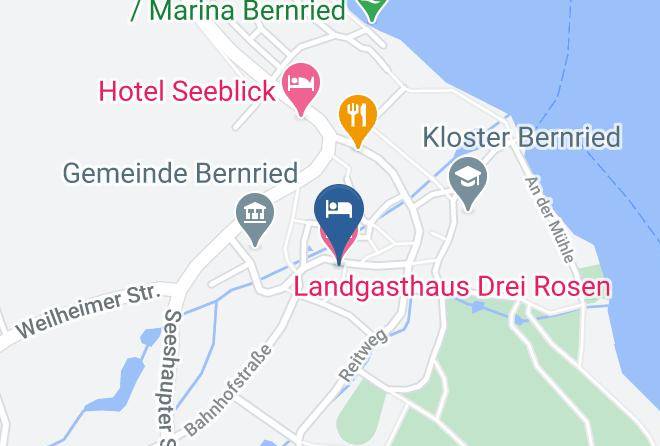 Weilheim Schongau - Landgasthaus Drei Rosen Maps