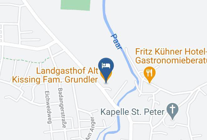 Aichach Friedberg - Landgasthof Alt Kissing Fam Grundler Maps