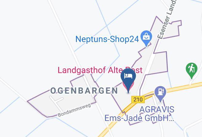 Aurich - Landgasthof Alte Post Maps