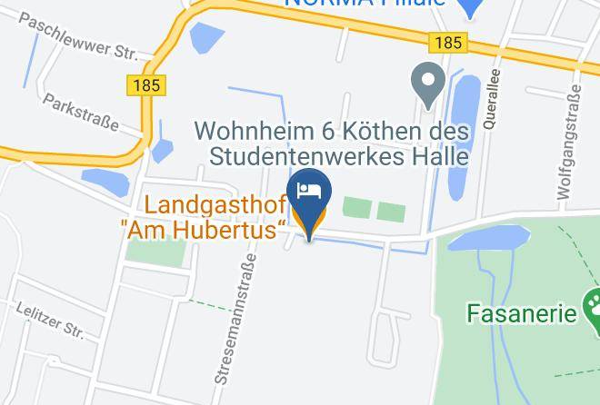 Anhalt Bitterfeld - Landgasthof Am Hubertus Maps