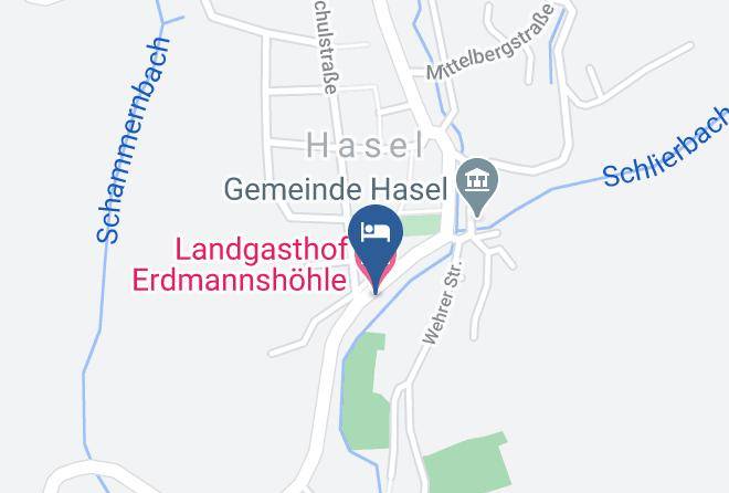 Lorrach - Landgasthof Erdmannshohle Maps