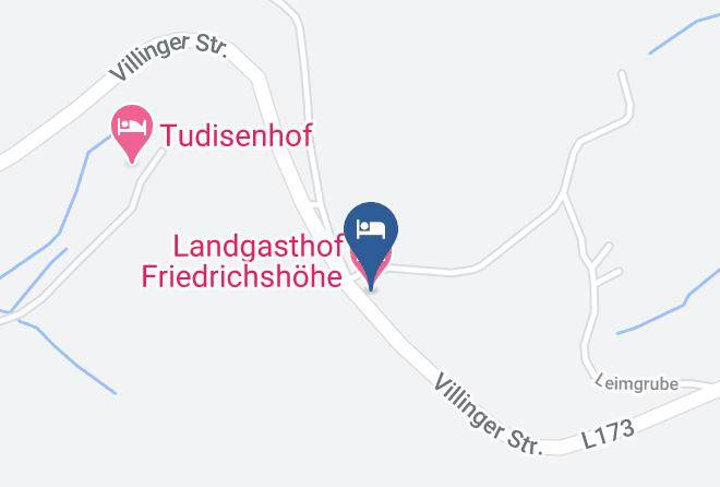 Schwarzwald Baar Kreis - Landgasthof Friedrichshohe Maps