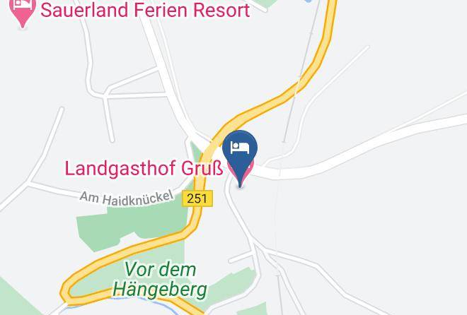 Hochsauerlandkreis - Landgasthof Grus Maps