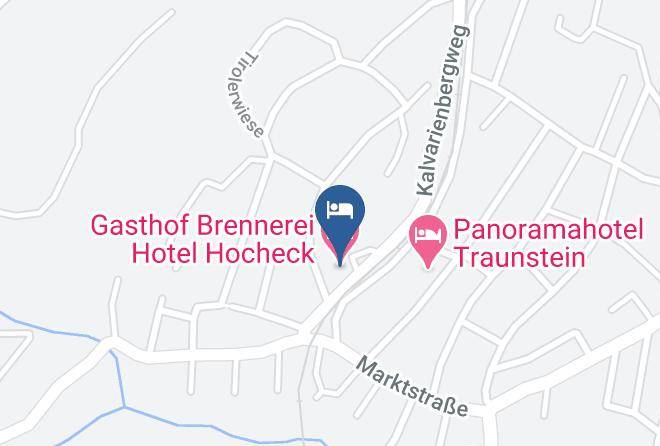 Gmunden - Gasthof Brennerei Hotel Hocheck Maps