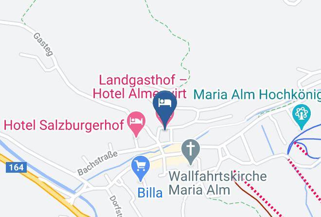 Zell Am See - Landgasthof Hotel Almerwirt Maps