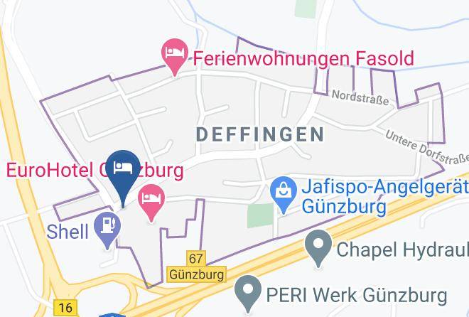 Gunzburg - Landgasthof Hotel Linde Maps
