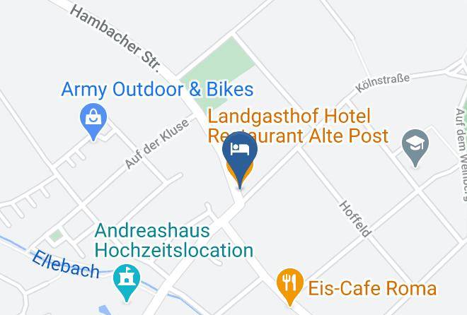 Duren - Landgasthof Hotel Restaurant Alte Post Maps