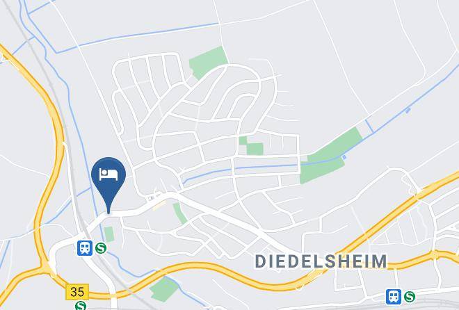 Karlsruhe - Landgasthof Hotel Rose Maps