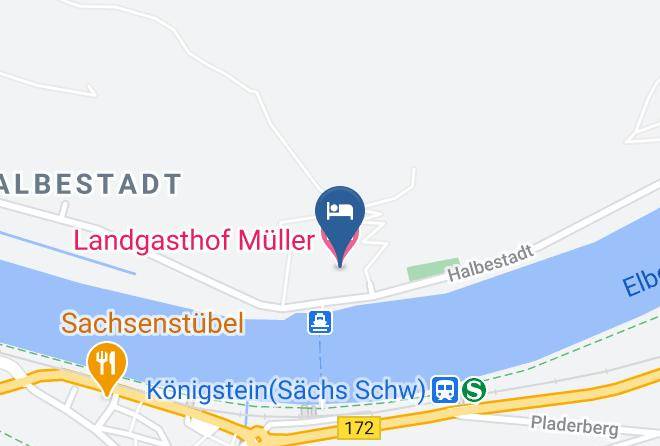 Sachsische Schweiz Osterzgebirge - Landgasthof Muller Maps