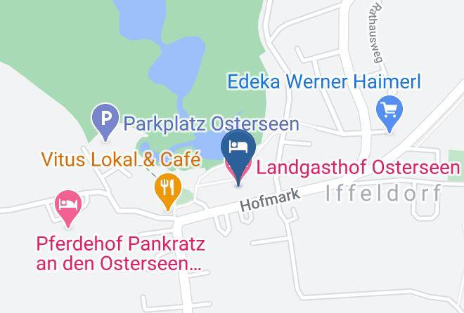 Weilheim Schongau - Landgasthof Osterseen Maps