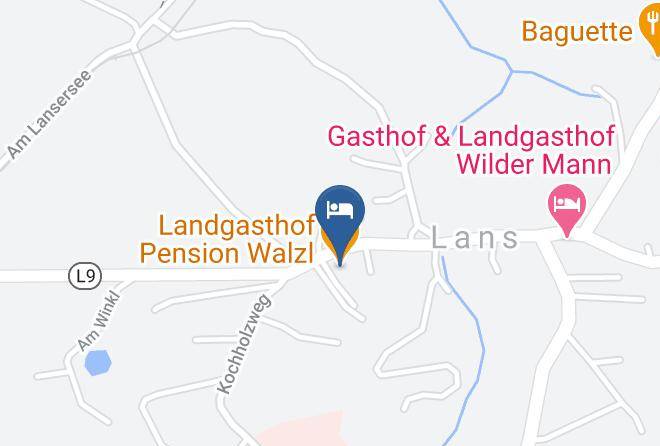 Innsbruck Land - Landgasthof Pension Walzl Maps