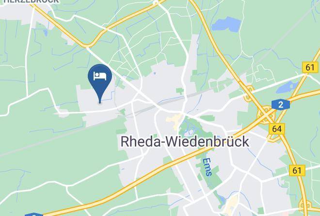 Gutersloh - Landgasthof Rheda Hotel Restaurant Maps