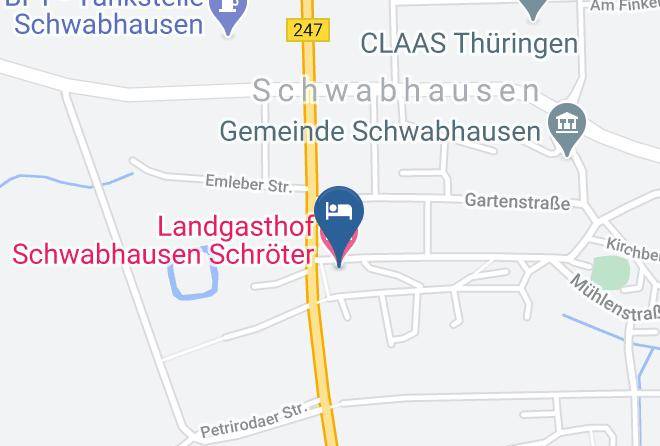 Gotha - Landgasthof Schwabhausen Schroter Maps