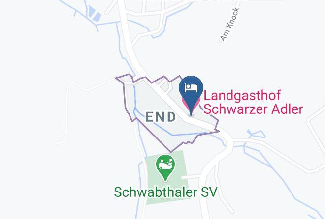 Lichtenfels - Landgasthof Schwarzer Adler Maps