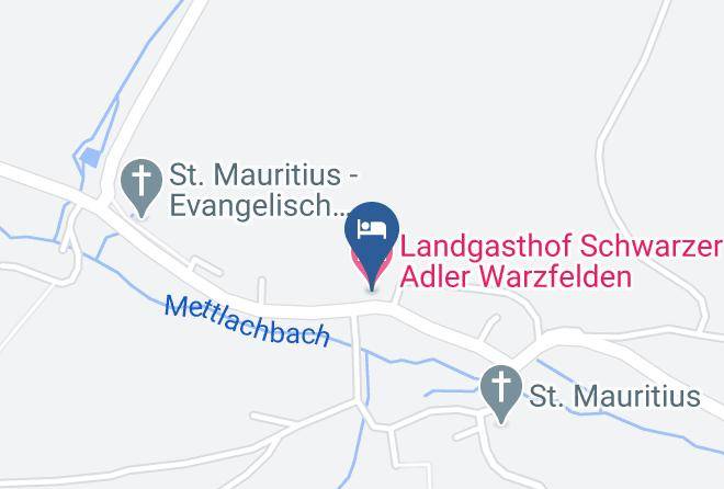 Ansbach - Landgasthof Schwarzer Adler Warzfelden Maps