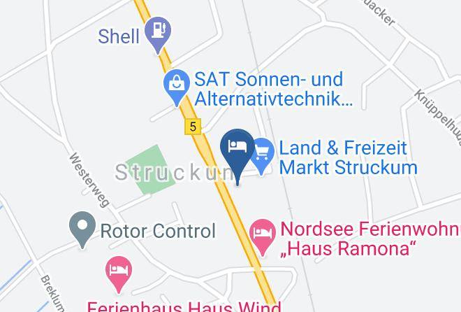 Nordfriesland - Landgasthof Struckum Maps