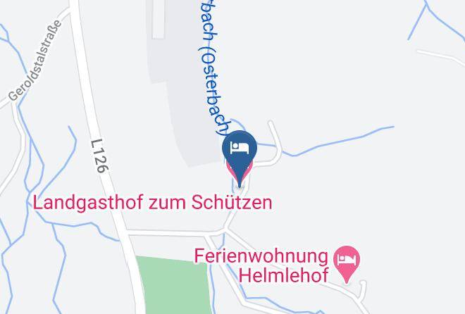 Landgasthof Zum Schutzen Map - Baden Wurttemberg - Breisgau Hochschwarzwald