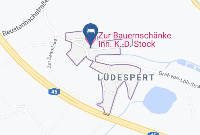 Olpe - Zur Bauernschanke Inh K D Stock Maps
