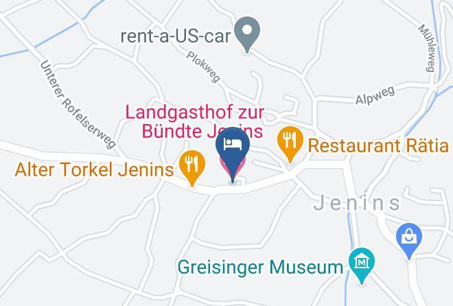 Landquart - Landgasthof Zur Bundte Jenins Maps