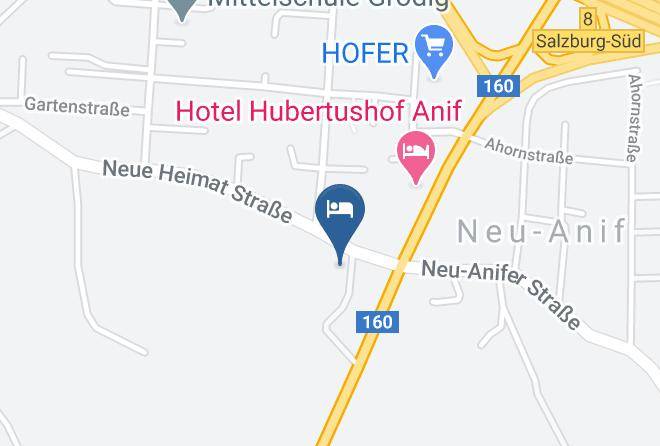 Salzburg Umgebung - Landhaus Bachmann Fruhstuckspension Maps