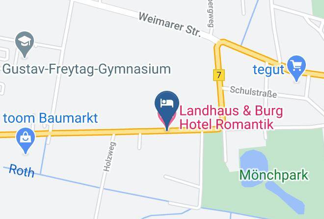 Gotha - Landhaus & Burg Hotel Romantik Maps