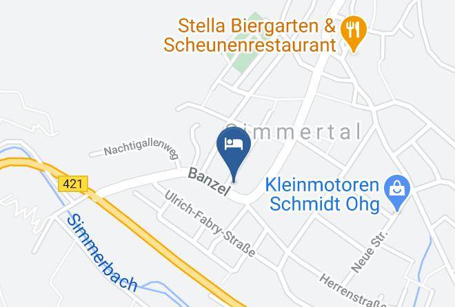 Bad Kreuznach - Landhaus Felsengarten Maps