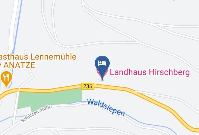 Hochsauerlandkreis - Landhaus Hirschberg Maps
