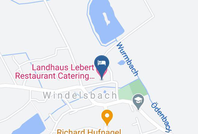 Ansbach - Landhaus Lebert Restaurant Catering Scheune Maps
