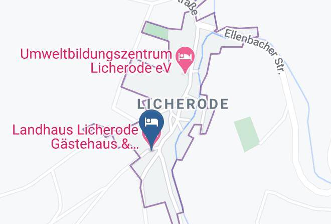 Hersfeld Rotenburg - Landhaus Licherode Gastehaus & Schaferwagen Maps