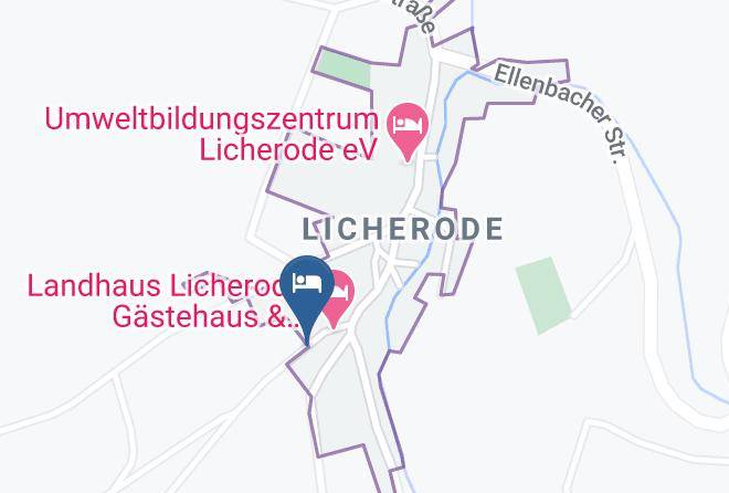 Hersfeld Rotenburg - Landhaus Licherode Maps