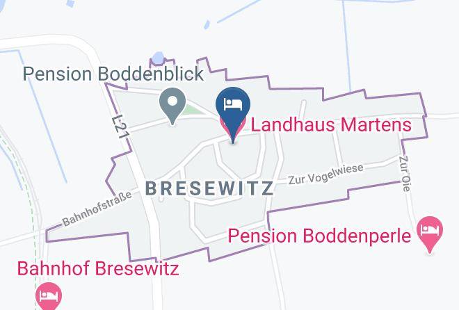Vorpommern Rugen - Landhaus Martens Maps