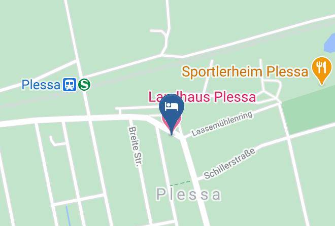 Elbe Elster - Landhaus Plessa Maps