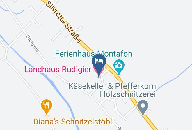 Bludenz - Landhaus Rudigier Maps