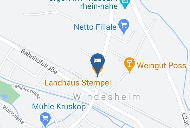 Bad Kreuznach - Landhaus Stempel Maps