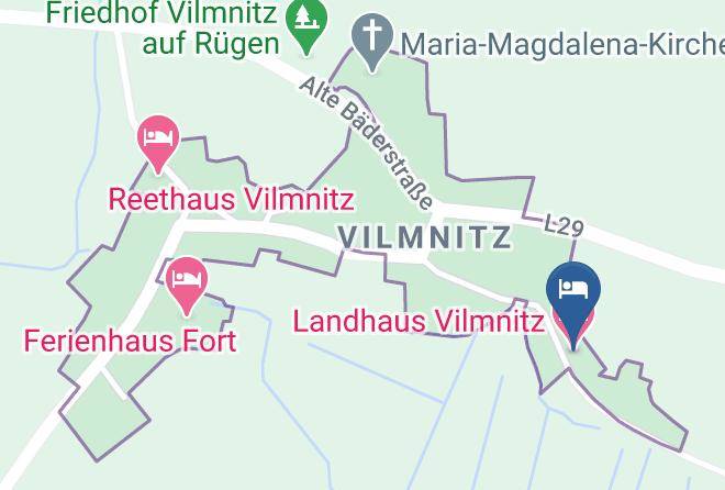 Vorpommern Rugen - Landhaus Vilmnitz Maps