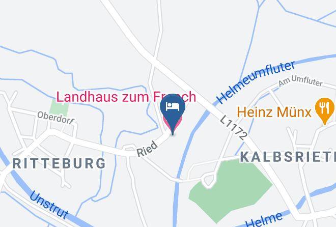 Kyffhauserkreis - Landhaus Zum Frosch Maps