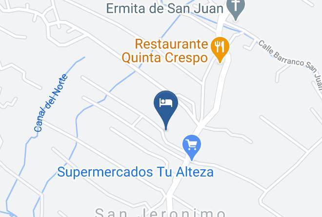 Santa Cruz De Tenerife - Landhauser La Palmera Auf Teneriffa Maps