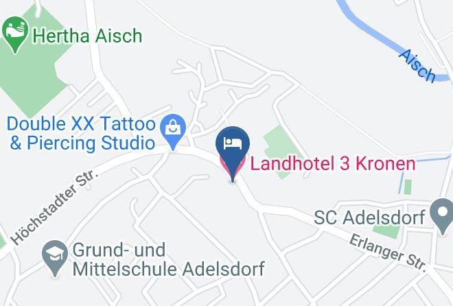 Erlangen Hochstadt - Landhotel 3 Kronen Maps