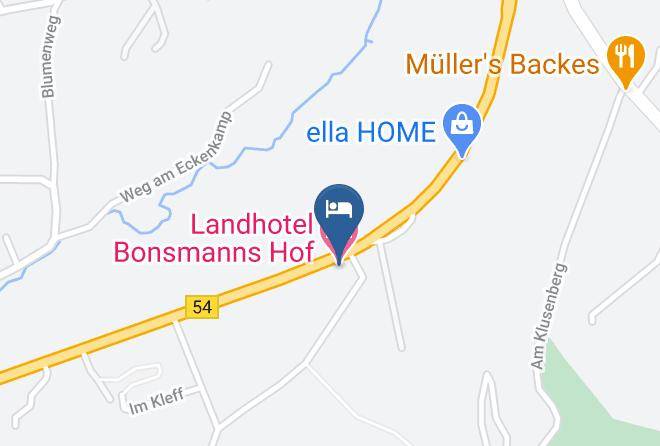 Ennepe Ruhr Kreis - Landhotel Bonsmanns Hof Maps